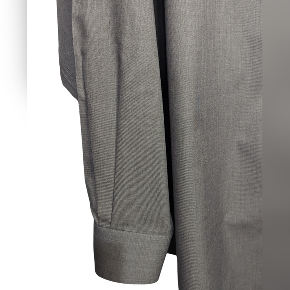 Joseph & Feiss |  Mens Dress Shirt Button Down | Dark Gray | Size 18 1/2 36-37 - Picture 5 of 11